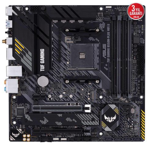 Asus Tuf Gaming B550M-PLUS Wi-Fi II AMD AM4 DDR4 Micro ATX Anakart