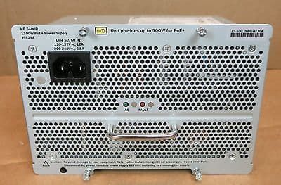 HP 5400R 1100W PoE+ zl2 Power Supply