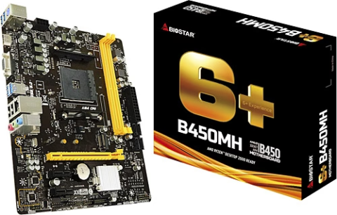 Biostar B450MH AMD AM4 DDR4 Micro ATX Anakart