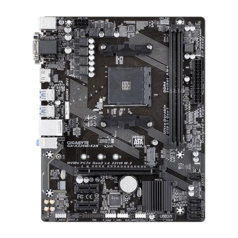 Gigabyte GA-A320M-S2H AMD AM4 DDR4 Micro ATX Anakart