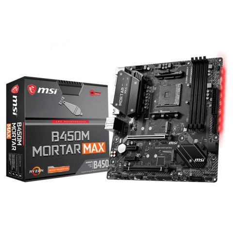 MSI B450M Mortar Max AMD AM4 DDR4 Micro ATX Anakart