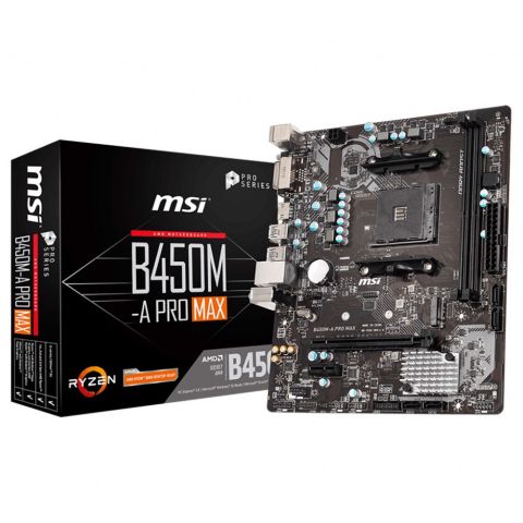 MSI B450M-A Pro Max AMD AM4 DDR4 Micro ATX Anakart