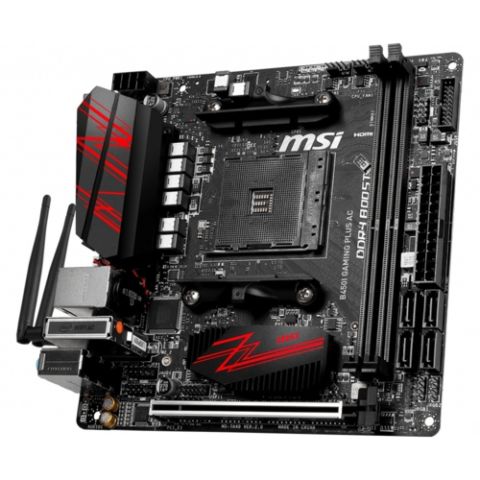 MSI B450I GAMING PLUS AC AMD AM4 DDR4 Mini ITX Anakart