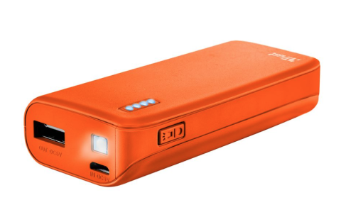 TRUST PRIMO TAŞINABİLİR ŞARJ POWERBANK 4400 MAH TURUNCU