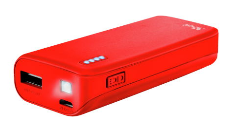 Trust 22136 Primo Powerbank 4400 -Kırmızı