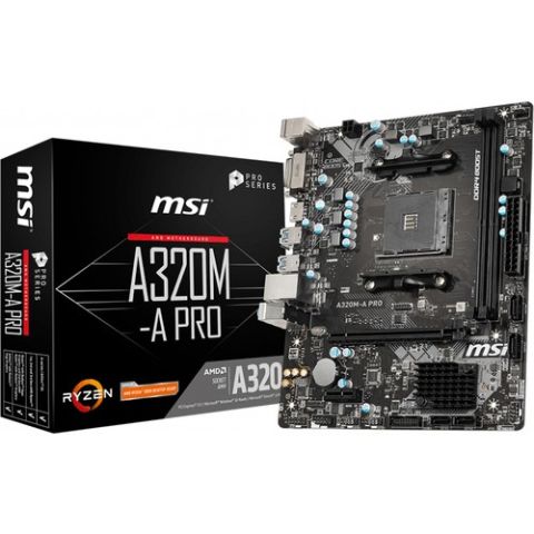 MSI A320M-A PRO DDR4 S+V+GL AM4 (mATX)