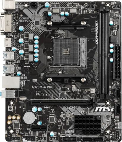 MSI A320M-A PRO DDR4 S+V+GL AM4 (mATX)