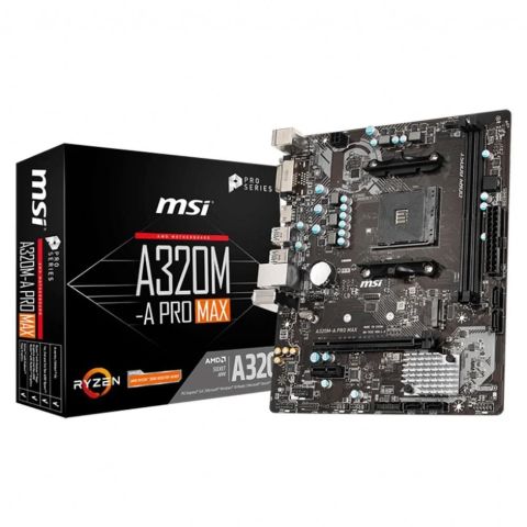 MSI A320M-A Pro Max AMD AM4 DDR4 Micro ATX Anakart