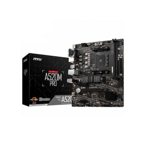 MSI A520M-A Pro AMD AM4 DDR4 Micro ATX Anakart