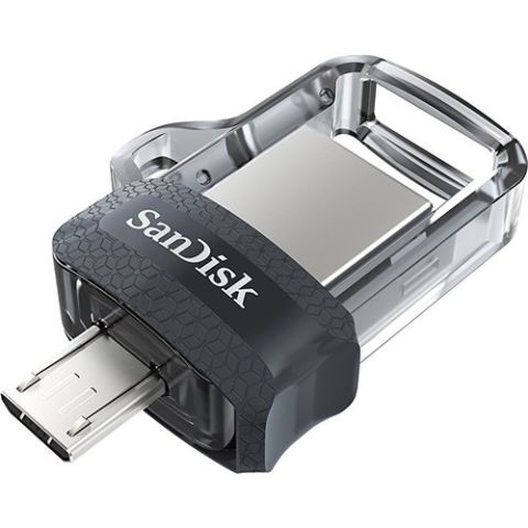 SanDisk Ultra Dual Drive m3.0 256GB Grey & Silver