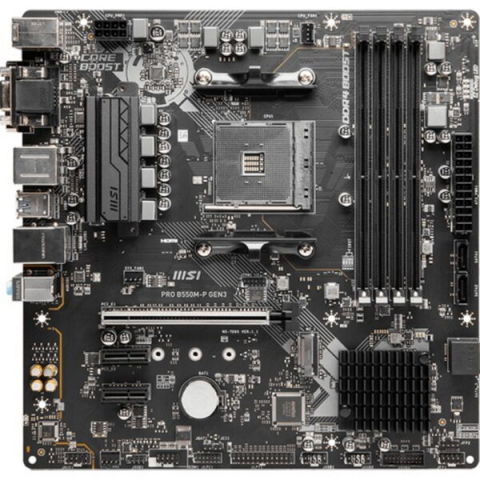 MSI Pro B550M-P AMD AM4 DDR4 Micro ATX Anakart