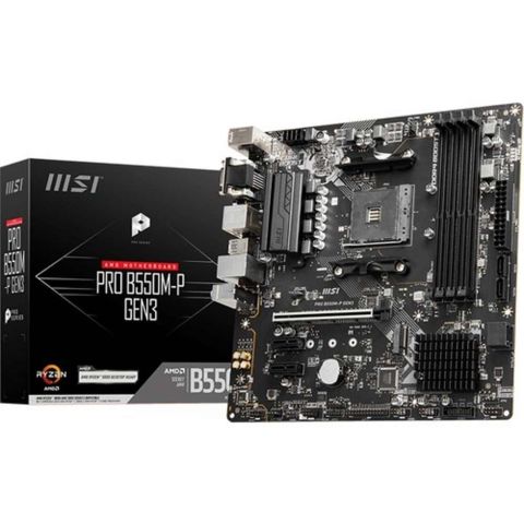 MSI Pro B550M-P AMD AM4 DDR4 Micro ATX Anakart