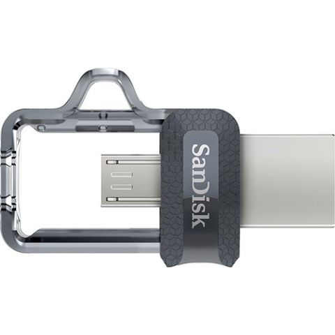 SanDisk Ultra Dual Drive m3.0 128GB Grey & Silver