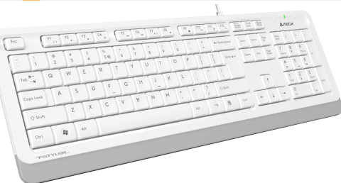 A4 Tech FK10 Beyaz Kablolu Klavye