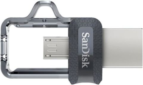 SanDisk Ultra Dual Drive m3.0 64GB Grey & Silver
