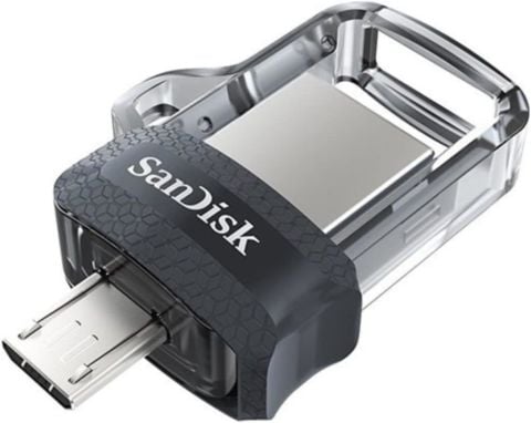 SanDisk Ultra Dual Drive m3.0 64GB Grey & Silver
