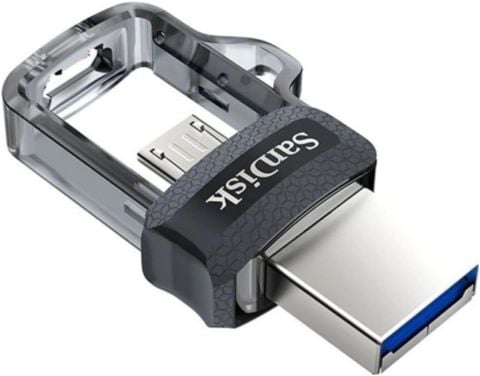 SanDisk Ultra Dual Drive m3.0 64GB Grey & Silver