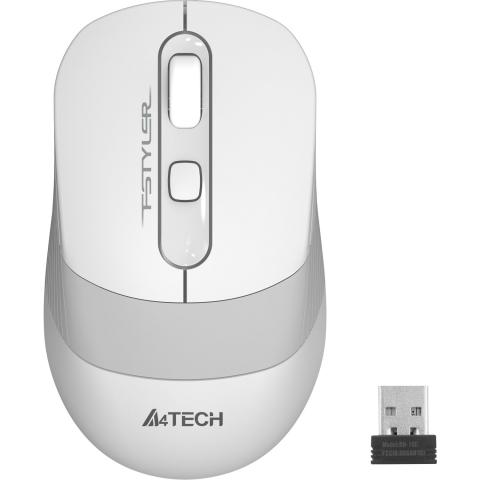 A4 Tech FG10 Kablosuz Optik Mouse Beyaz