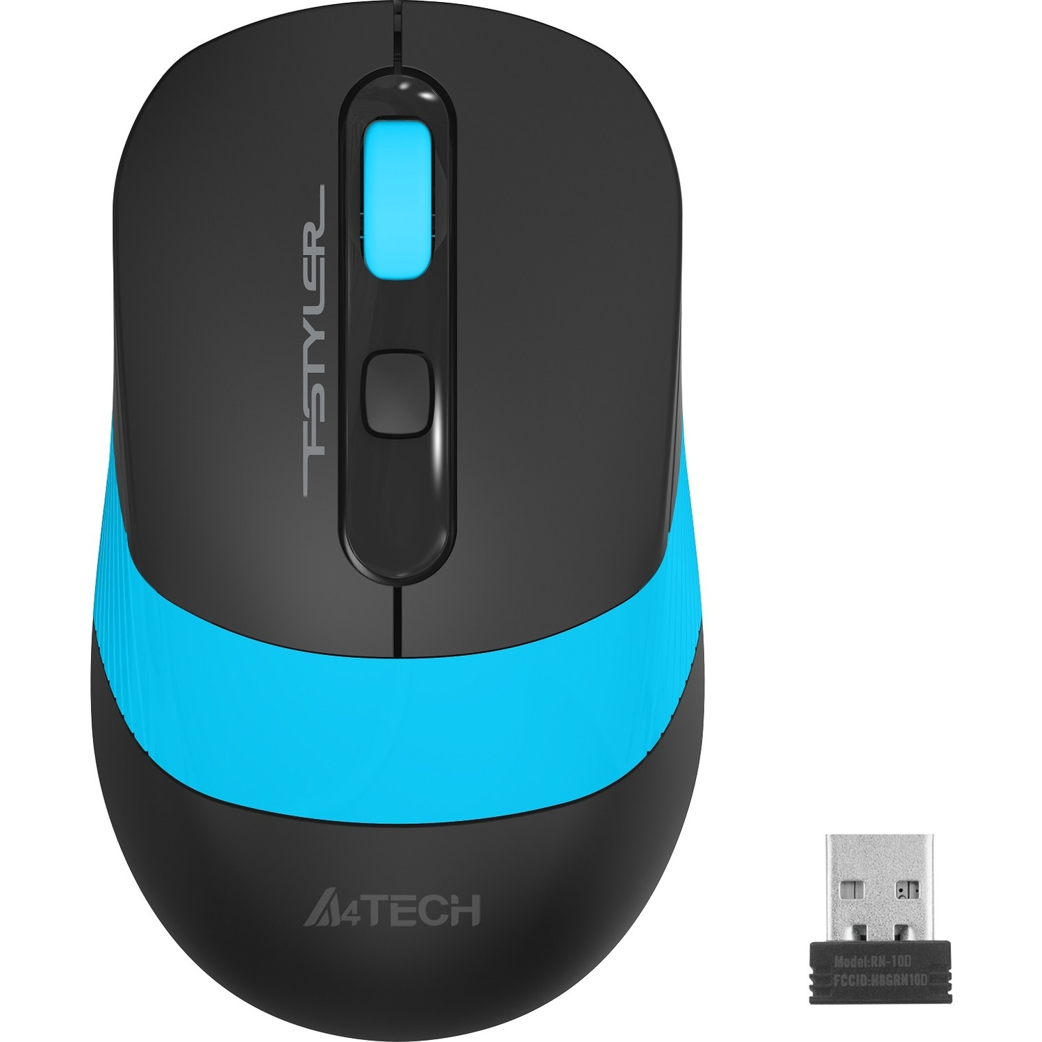 A4 Tech FG10 Siyah-Mavi Kablosuz Optik Mouse