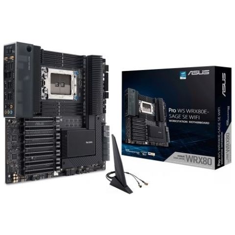 Asus Pro WS WRX80E-Sage SE Wi-Fi AMD DDR4 E-ATX Anakart