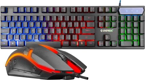 Everest KM-191 ENTRY RGB Klavye Mouse Seti