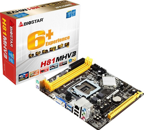 Biostar H81MHV3 Intel LGA1150 DDR3 Anakart