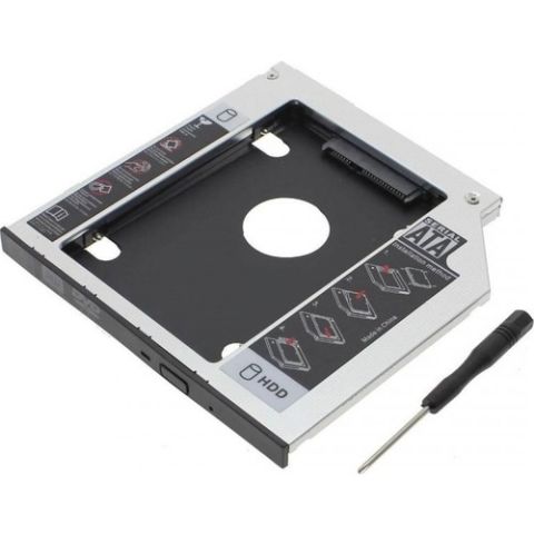 Harddisk Kutusu 9.5mm Slim Kizak Caddy Laptop DVD to SSD HDD Sata