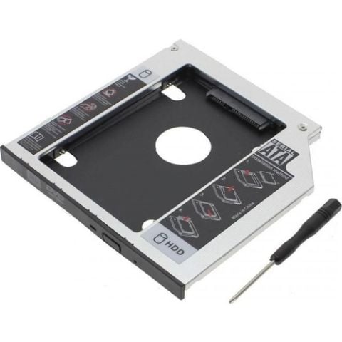 Harddisk Kutusu 9.5mm Slim Kizak Caddy Laptop DVD to SSD HDD Sata