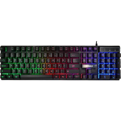 Gomax K4 Mekanik Hisli Rgb Işıklı Metal Çerçeveli Oyuncu Klavyesi