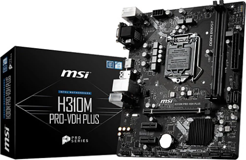 MSI H310M PRO-VDH Plus Intel LGA1151 DDR4 Micro ATX Anakart