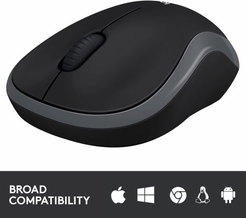 Logitech M185 2.4Ghz Kablosuz Optik Tarama Gri