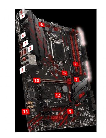 MSI Mpg Z390 Gaming Plus Intel LGA1151 DDR4 ATX Anakart