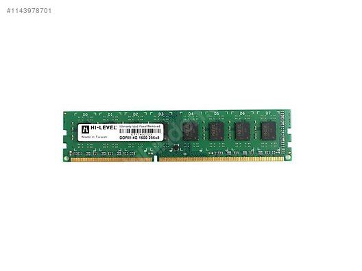 Hi-Level 4 GB 1600MHz DDR3 HLV-PC12800/4G Bellek