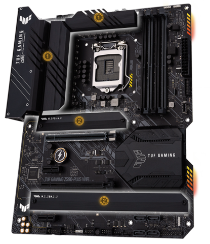 Asus TUF GAMING Z590-PLUS Wi-Fi Intel LGA1200 DDR4 ATX Anakart