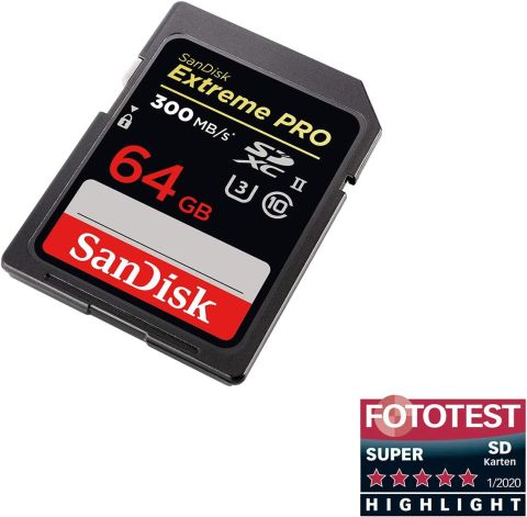 SanDisk Extreme Pro SDSDXXY-064G-GN4IN Class 10 UHS-I U3 V30 64 GB Hafıza Kartı