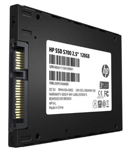 HP S700 2DP97AA 120 GB 3D NAND 2.5'' 550/480MB/s SATA 3 SSD