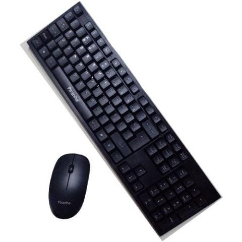 PIRANHA 2335 Kablosuz Klavye Mouse Set Tek Usb Stick Ile Çalışır