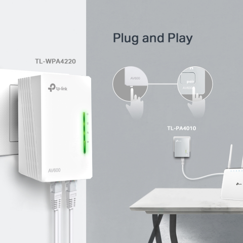 TP-Link TL-WPA4220KIT 300Mbps Wi-Fi Powerline Kit