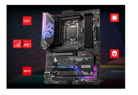 MSI Mpg Z590 Gaming Edge Wi-Fi Intel LGA1200 DDR4 ATX Anakart