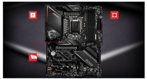 MSI Mpg Z490 Gaming Edge Wi-Fi Intel LGA1200 DDR4 ATX Anakart
