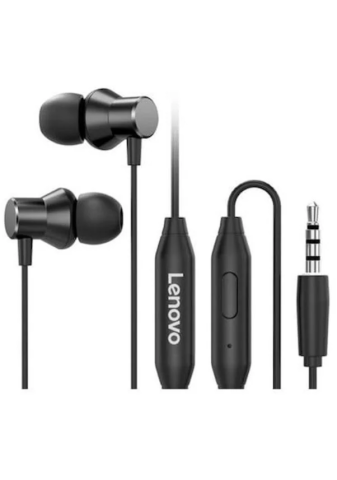 Lenovo HF130 Metal Kablolu Kulaklık Siyah
