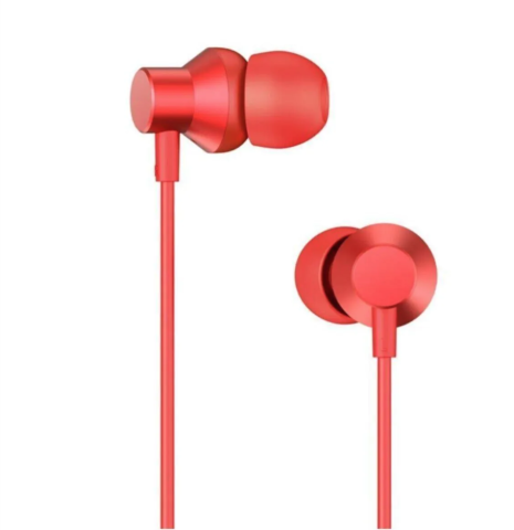 Lenovo HF-130 Kırmızı Kablolu Mikrofonlu Kulak İçi Kulaklık
