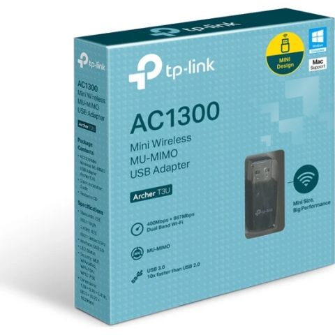 Tp-Lınk Archer T3u Ac1300 1300 Mbps Usb Wıreless Adaptor