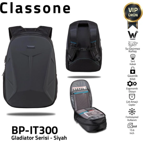 CLASSONE Gladiator Serisi BP-IT300 15.6'' Notebook Sırt Çantası