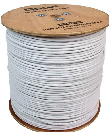 Qport Q-CATO2W CAT6 UTP Beyaz 500 m Network Kablosu