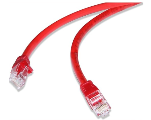 Flaxes FNK-601 1 m Kırmızı CAT6 Patch Kablo