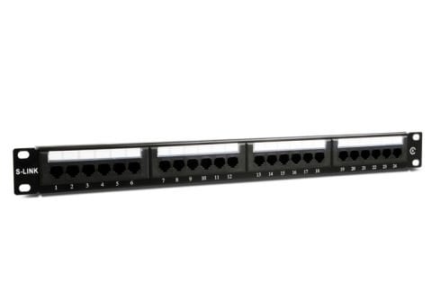 S-Link SL-F624 24 Lü UTP CAT6 Patch Panel