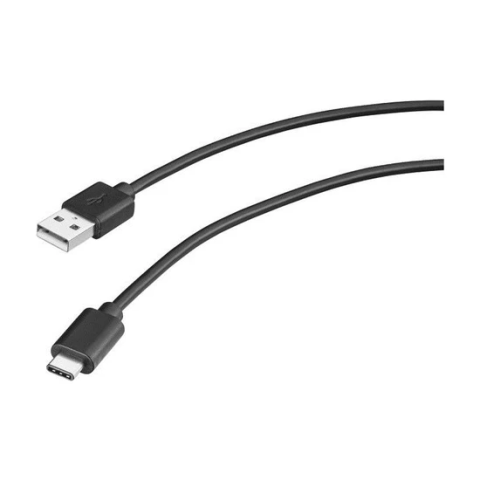 Trust 20445 USB-A to USB-C Şarj Kablosu Siyah 1m (USB 2.0)
