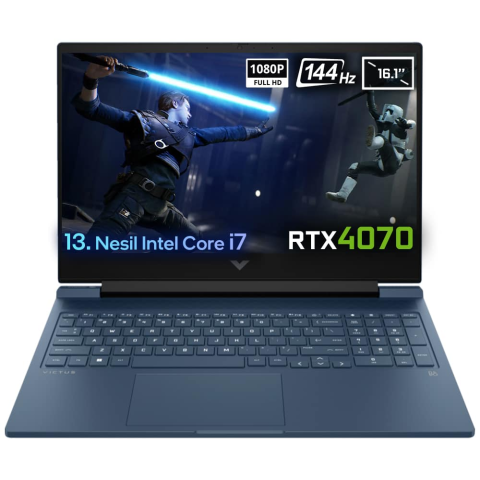 HP Victus 16-R0007NT 7P6B3EA i7-13700H 16 GB 1 TB SSD RTX4070 16.1'' Full HD Notebook