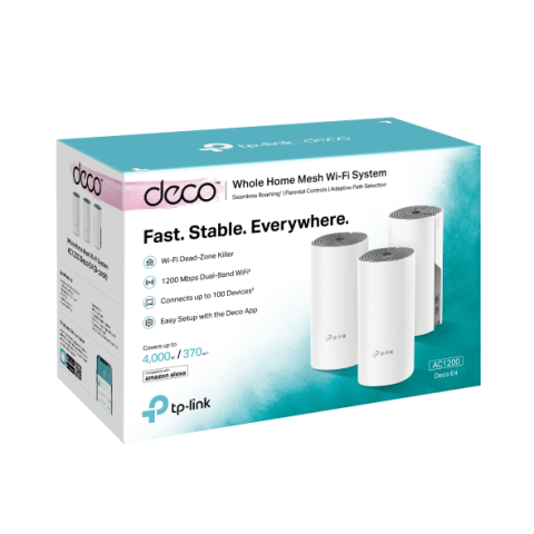 TP-Link Deco-E4-2P AC1200 Mesh Router (İkili)